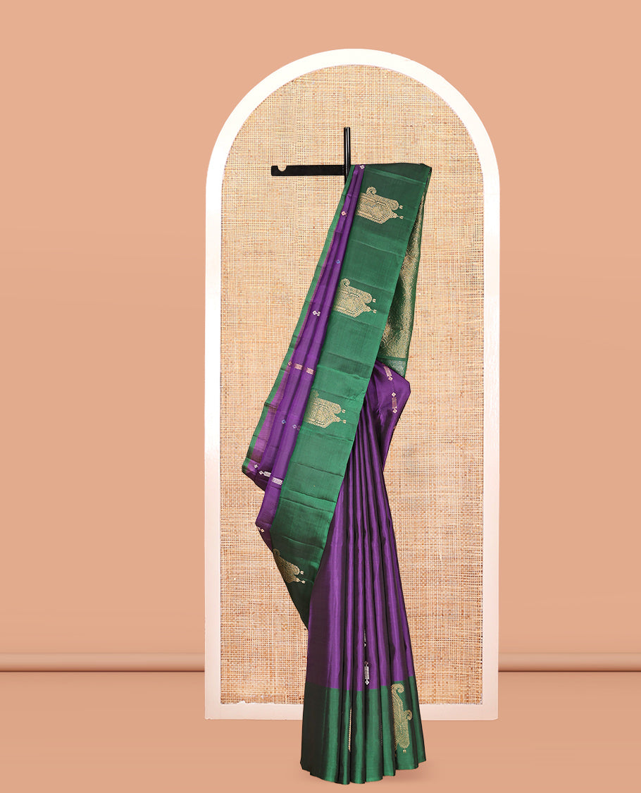 Violet Mayuri Lite Silk Mix Saree
