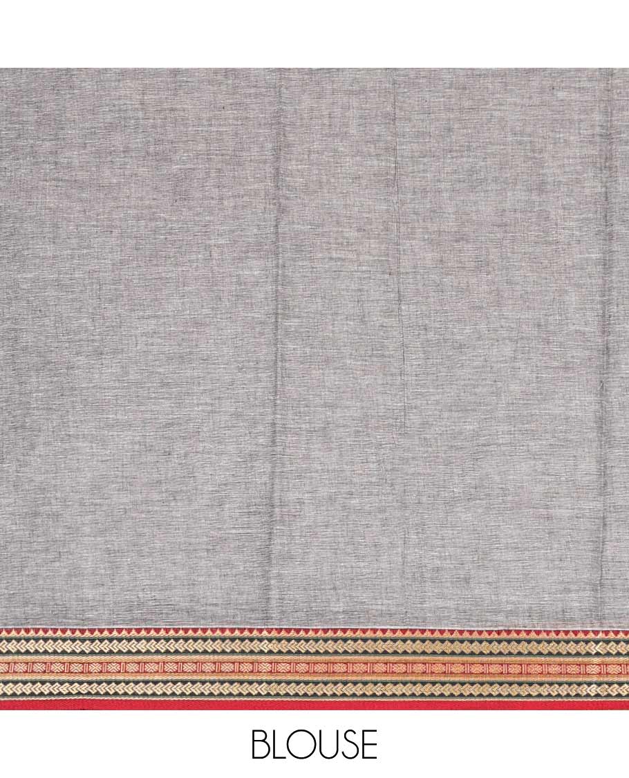 Maroon patola style printed body mul mul cotton saree, contrast traditional motifs thread border, and pallu of intricate print