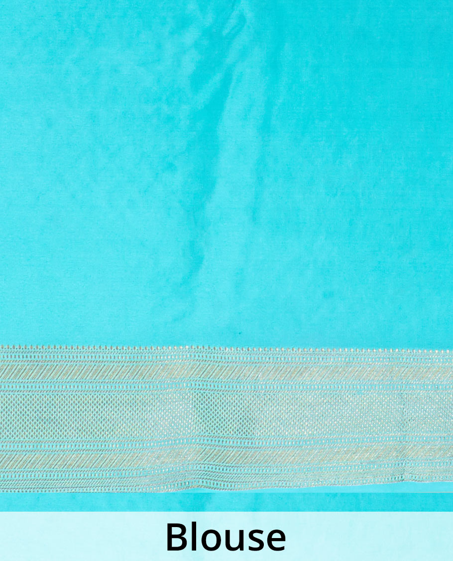 Pink diamond Zari buttas Mysore silk saree, contrast traditional zari border, and gleaming zari woven jaal pallu