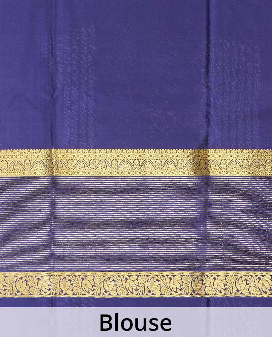 Multi-color Mughal style historical stories printed Mysore silk saree, contrast traditional zari border, and floral zari design pallu