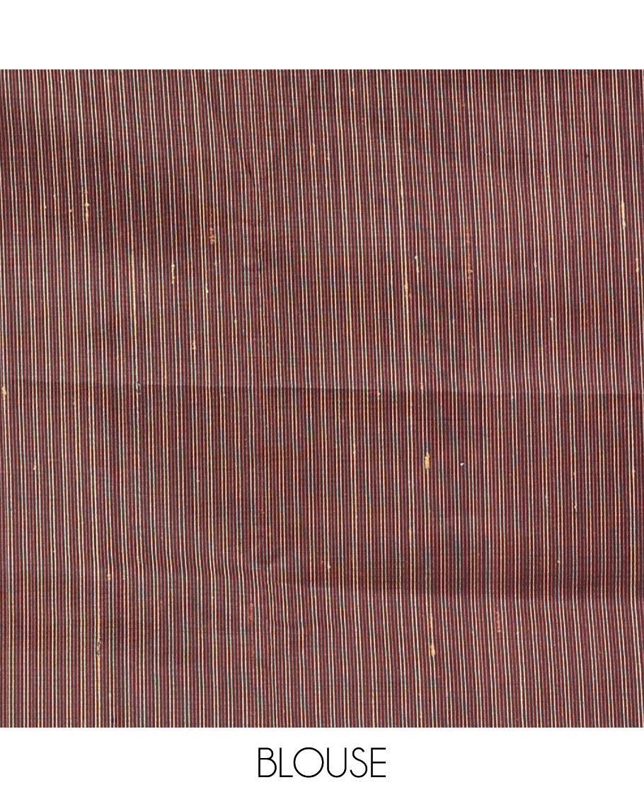Borderless Brown Mayuri Soft Silk Saree, Crafted with Zari Buttas All Over Its Body, Highlighted by a Uniquely Patterned Pallu, and Paired with a Matching Blouse