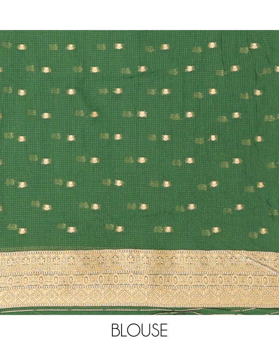 Green Fancy Organza