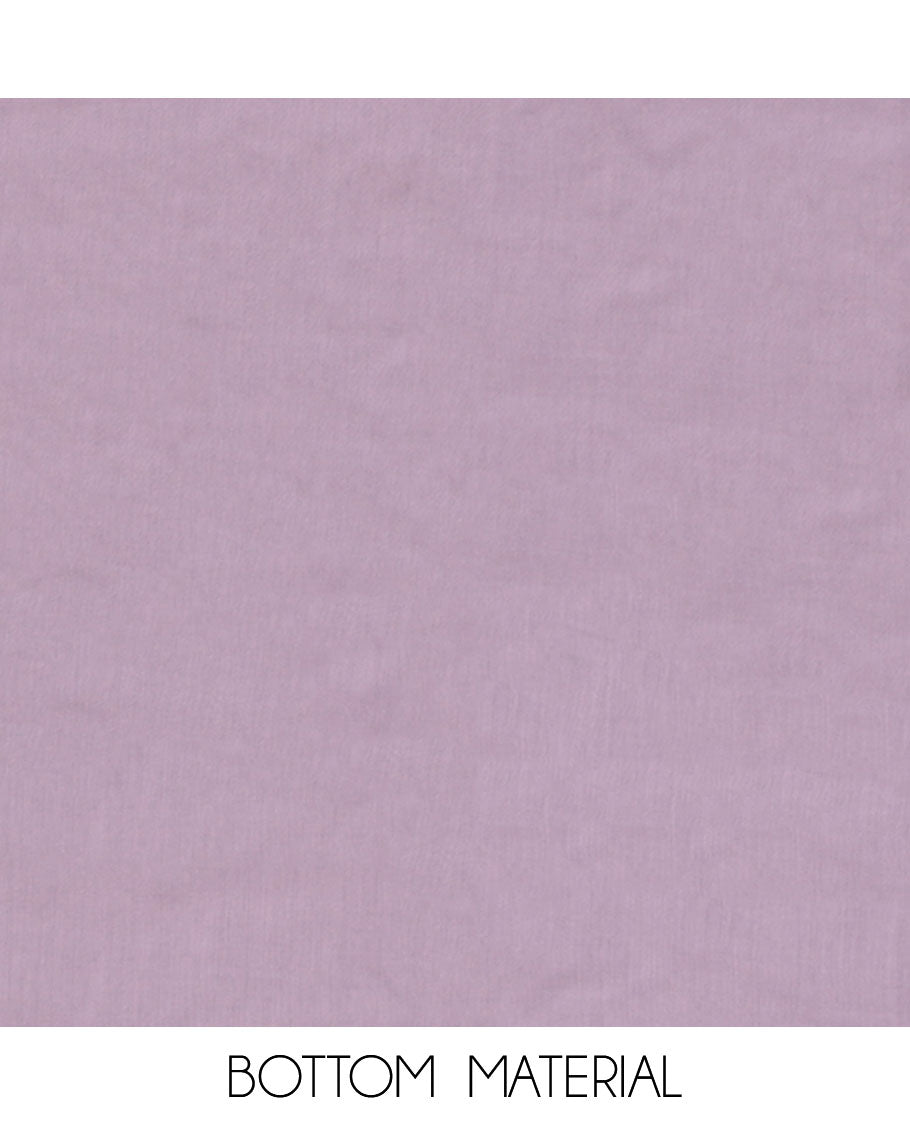 Lavender Tissue Material Chudidar Set