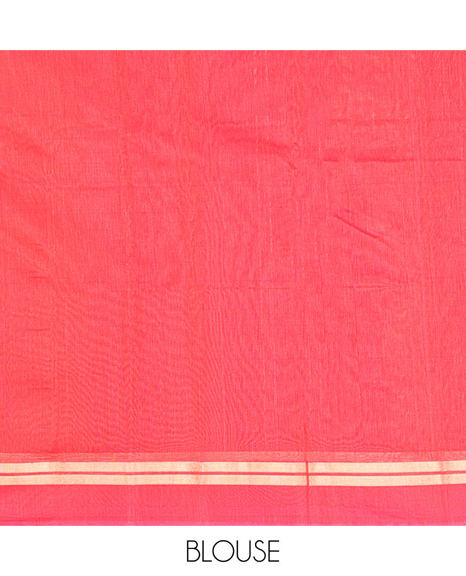 Green Plain Silk Cotton Saree