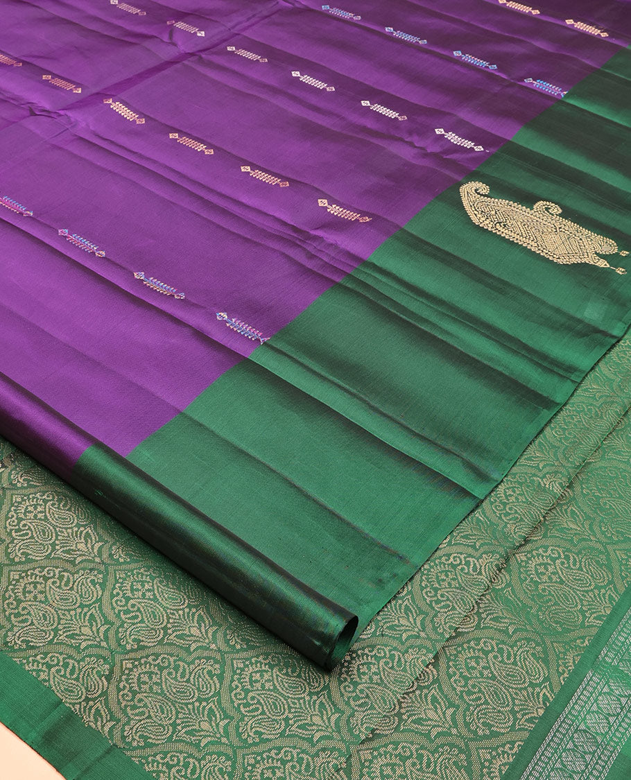 Violet Mayuri Lite Silk Mix Saree