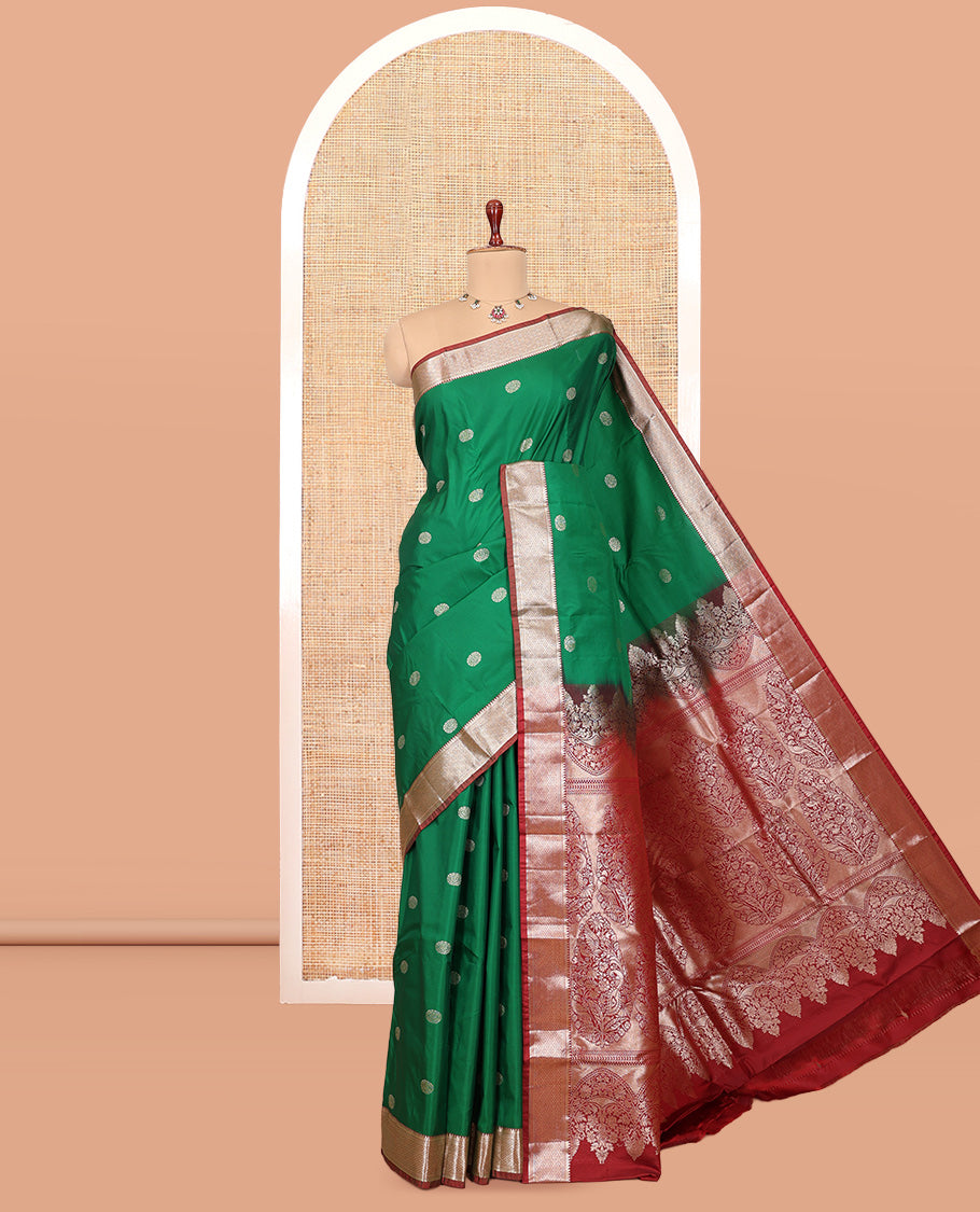 Green Budget Silk Saree