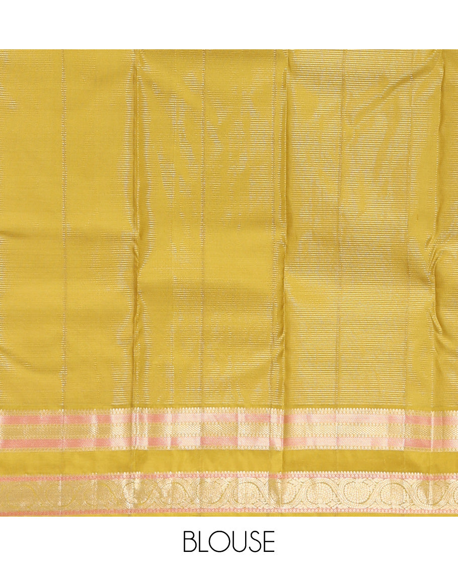Brown-Mehendi Green Vasundhara Silk Saree