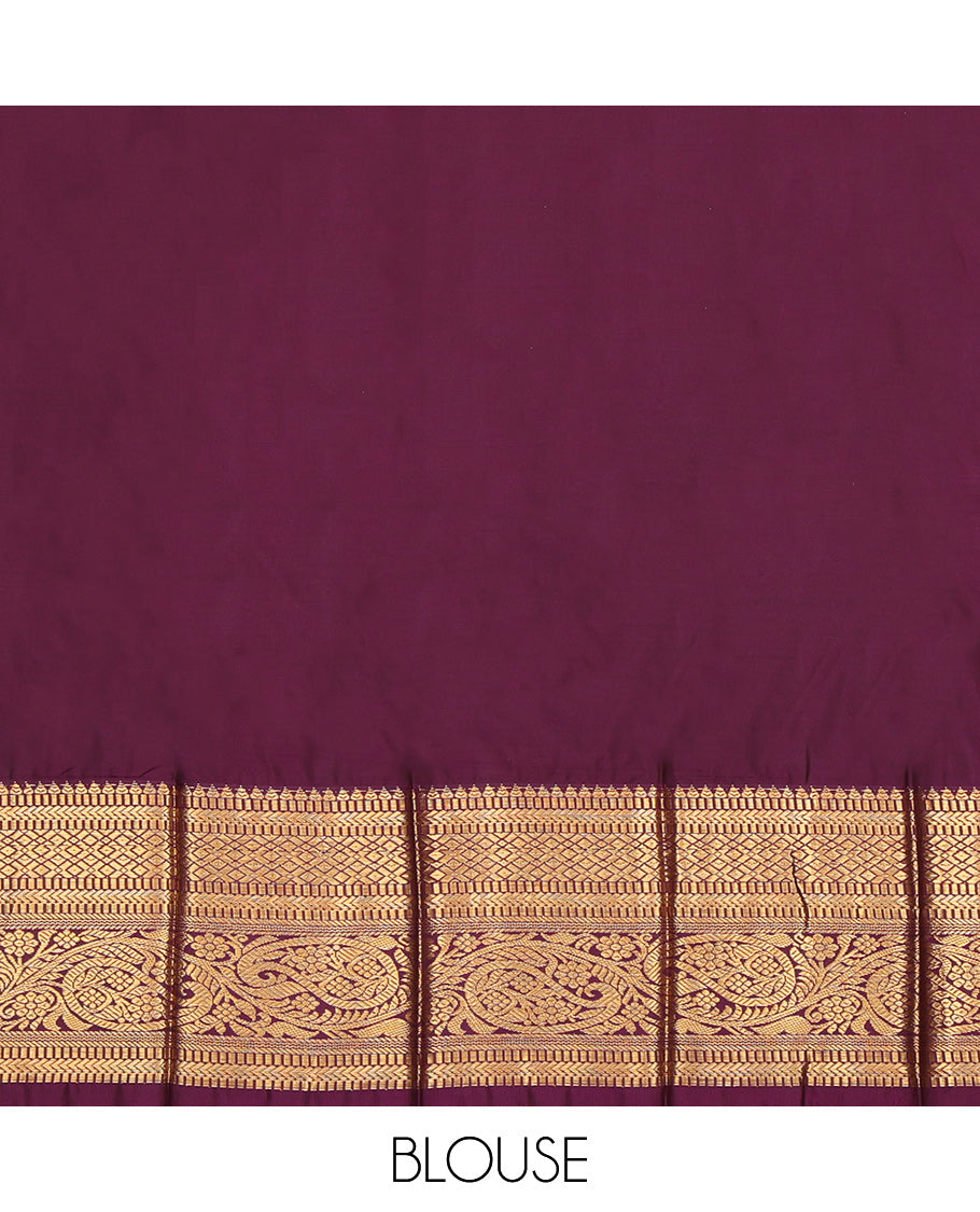 Peach Budget Silk Saree