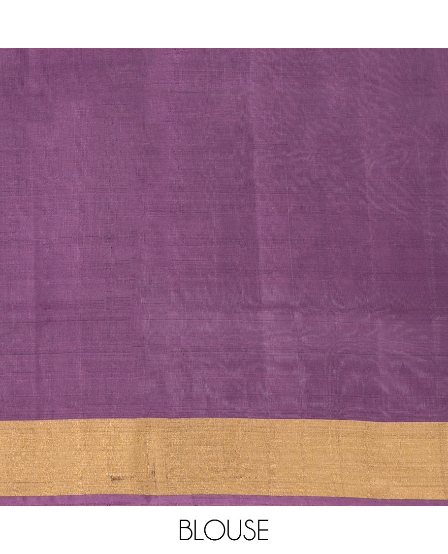 Violet Mayuri Lite Silk Mix Saree