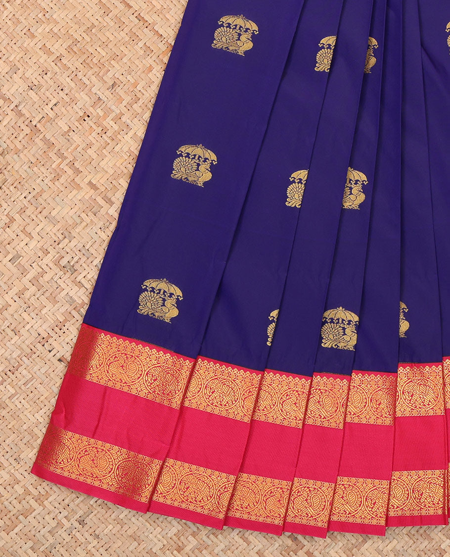 Blue Budget Silk Saree