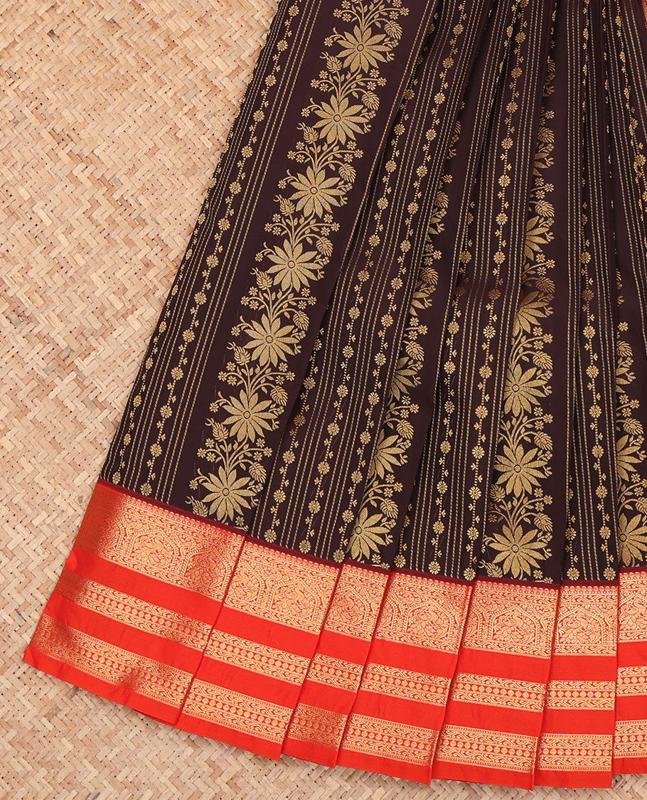 Brown Budget Silk Saree