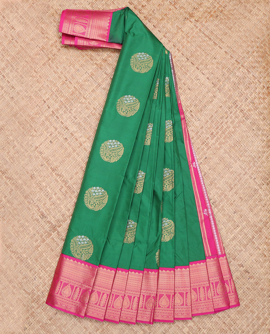 Green Budget Silk Saree