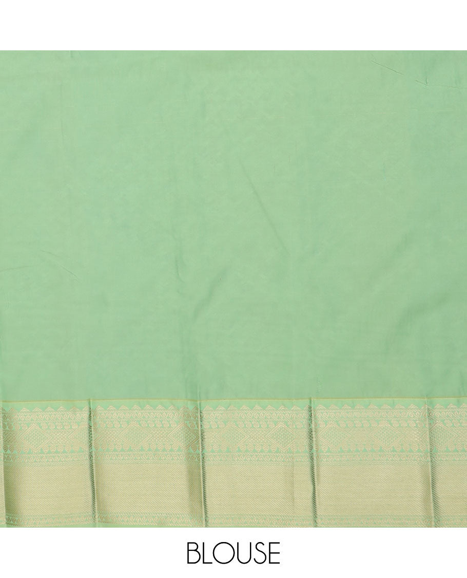 Black jacquard gift saree, contrast traditional zari design border, and jaal pallu