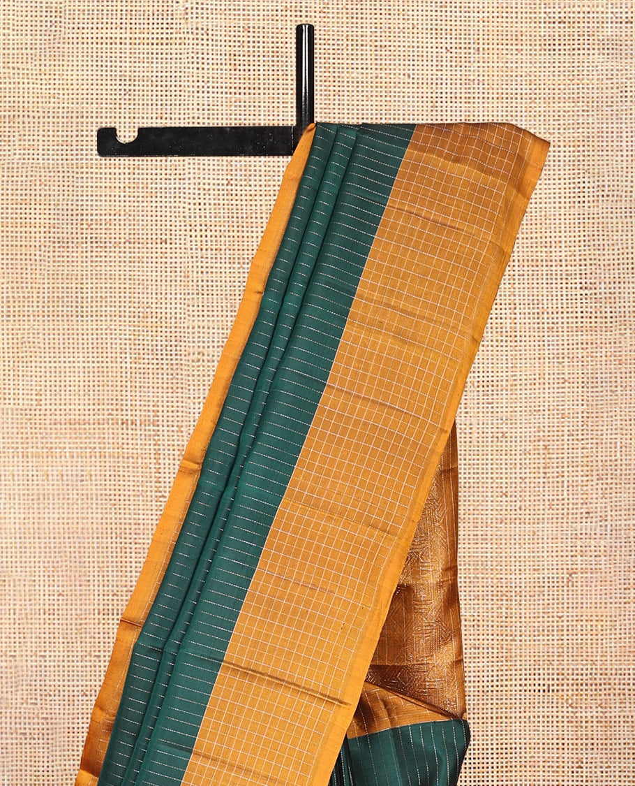 Green Mayuri Lite Silk Mix Saree