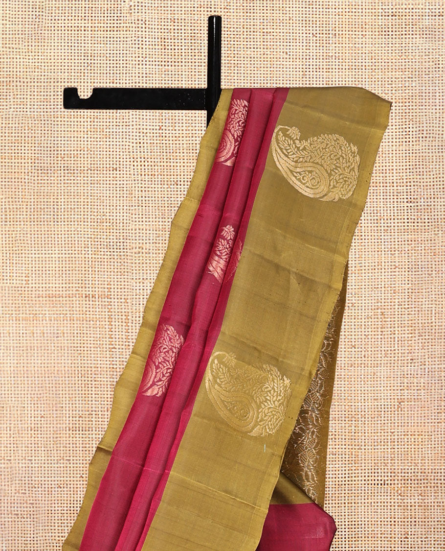 Red Mango Butta Mayuri Lite Silk Mix Saree