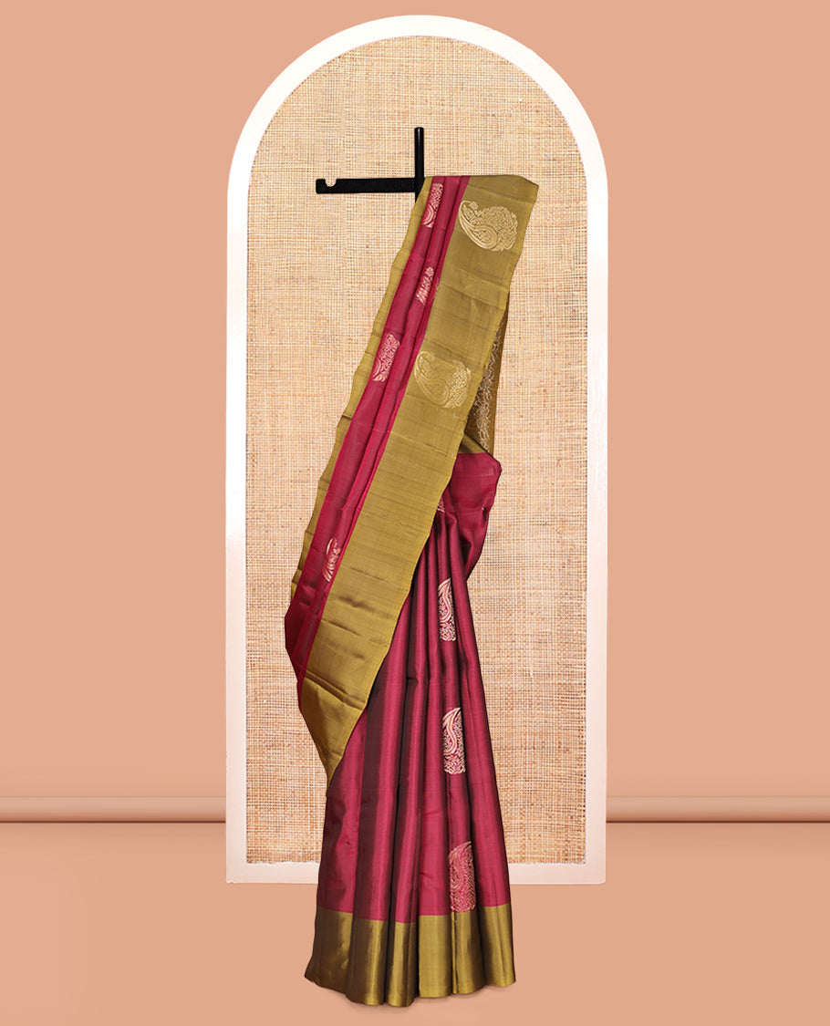 Red Mango Butta Mayuri Lite Silk Mix Saree