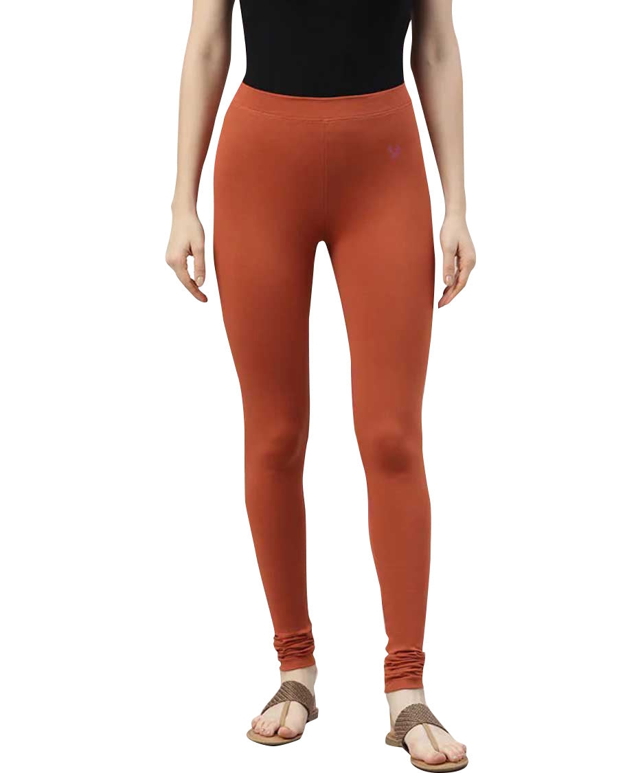 Fired up plain design twin birds legging