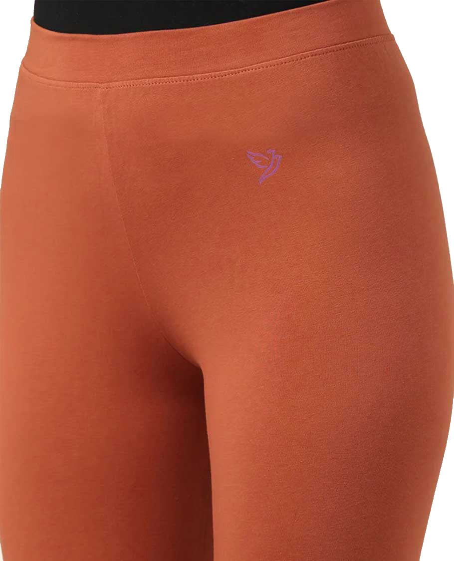 Fired up plain design twin birds legging