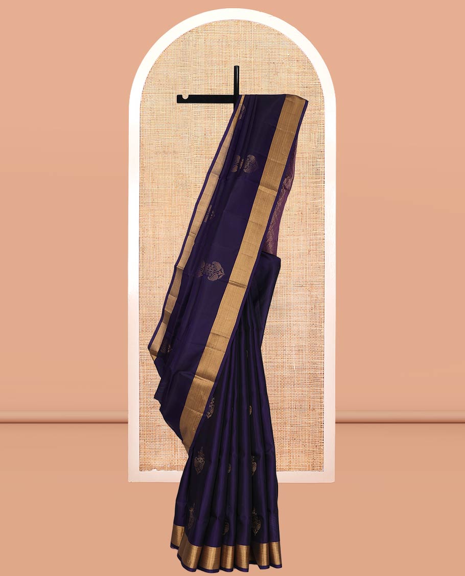 Violet Mayuri Lite Silk Mix Saree