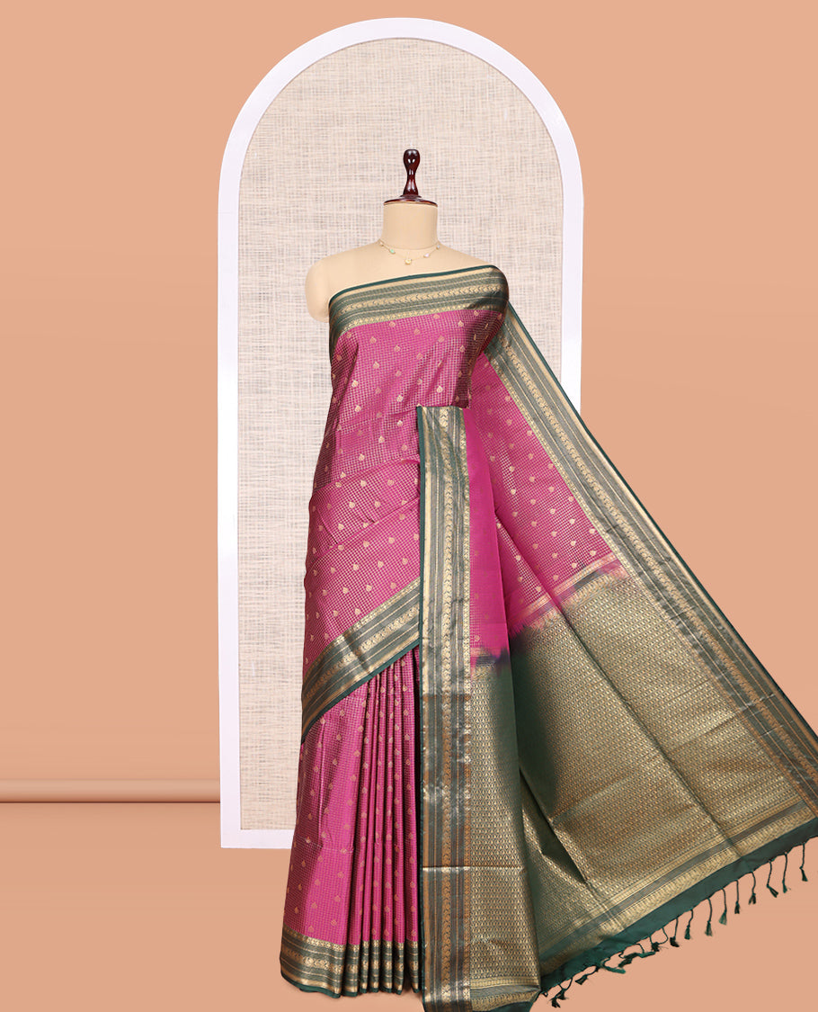 Purple Budget Silk Saree
