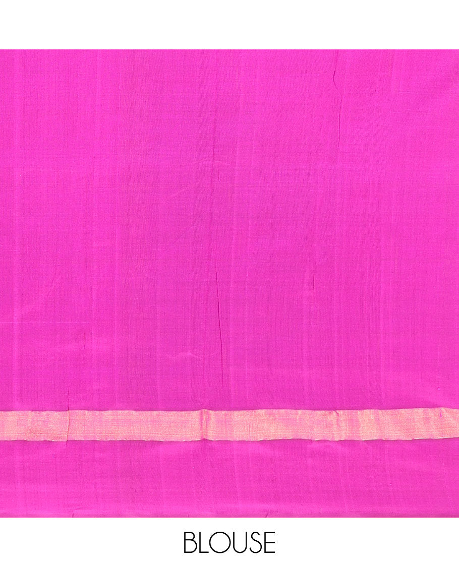 Green Poly Cotton Saree