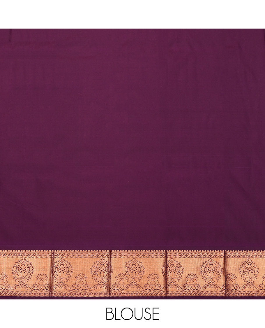 Pink Budget Silk Saree, Enriched with Jacquard, a Contrast Traditional Zari Border, Jaal Pallu, and a Contrast Blouse