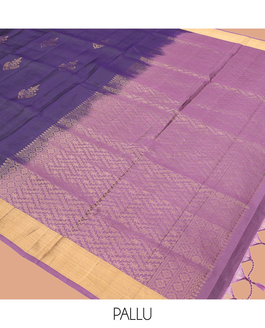 Violet Mayuri Lite Silk Mix Saree