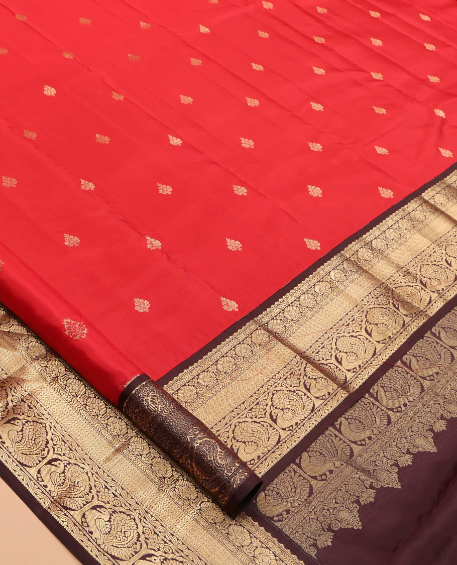 Red Kanchipuram Silk Saree
