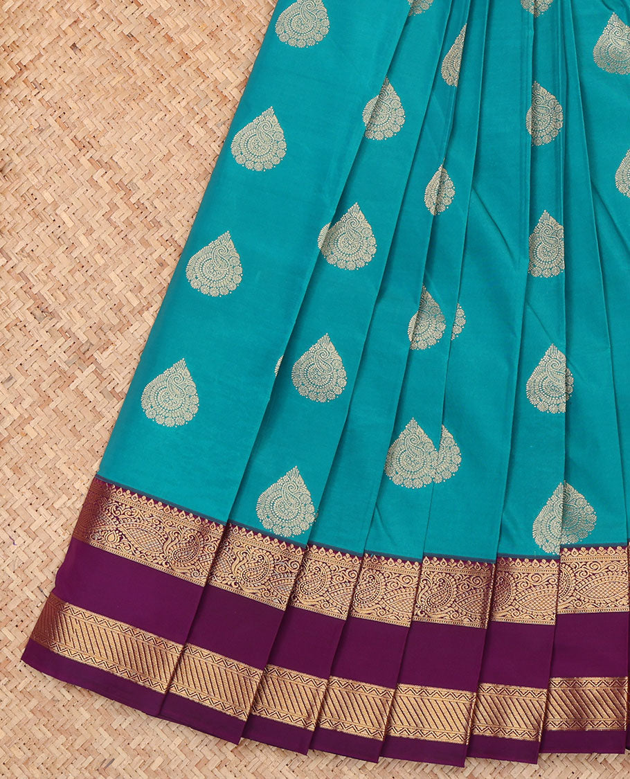 Blue Budget Silk Saree