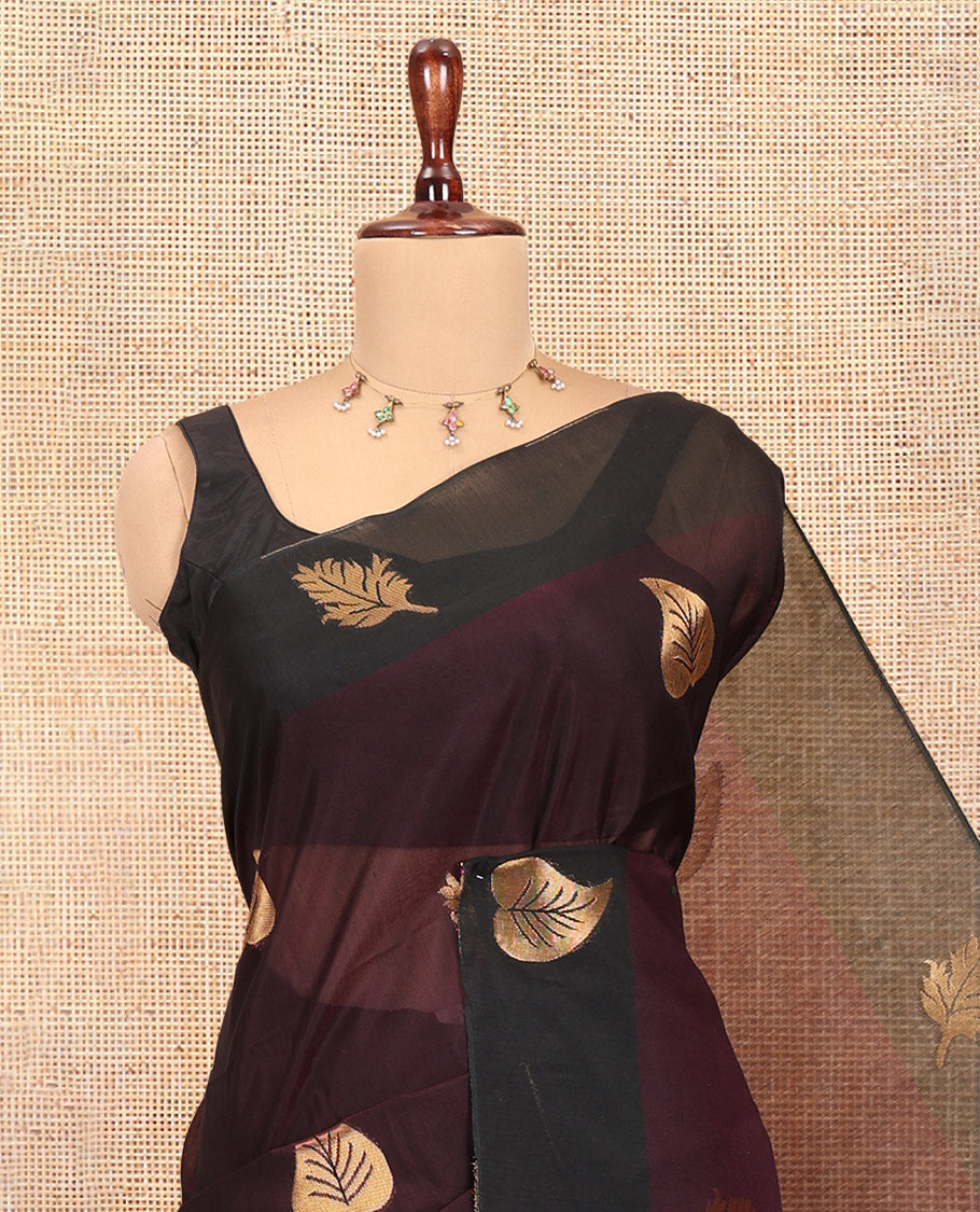 Purple Semi-Silk Cotton Saree