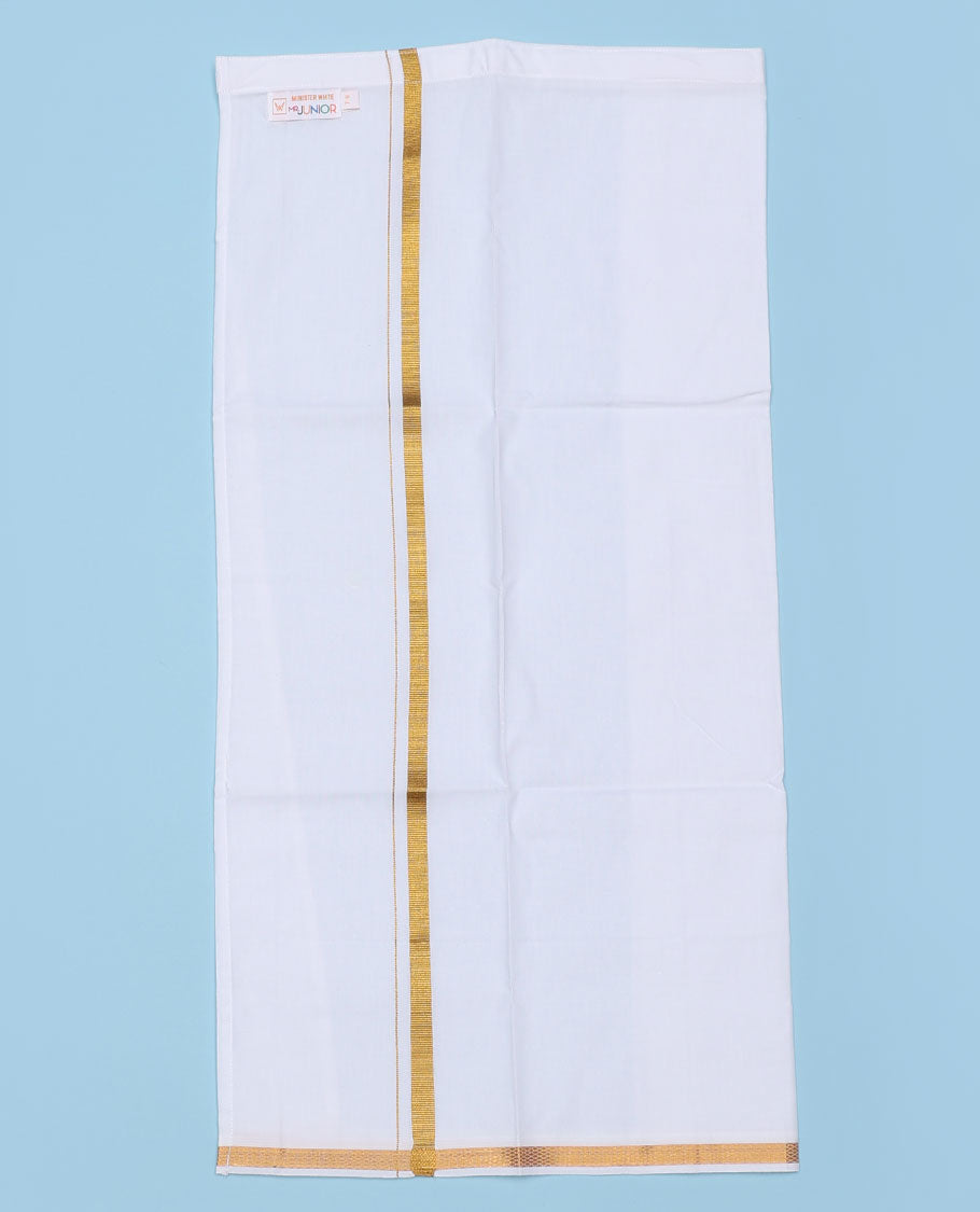 Pink cotton shirt with contrast dhoti (Glamorous boy)