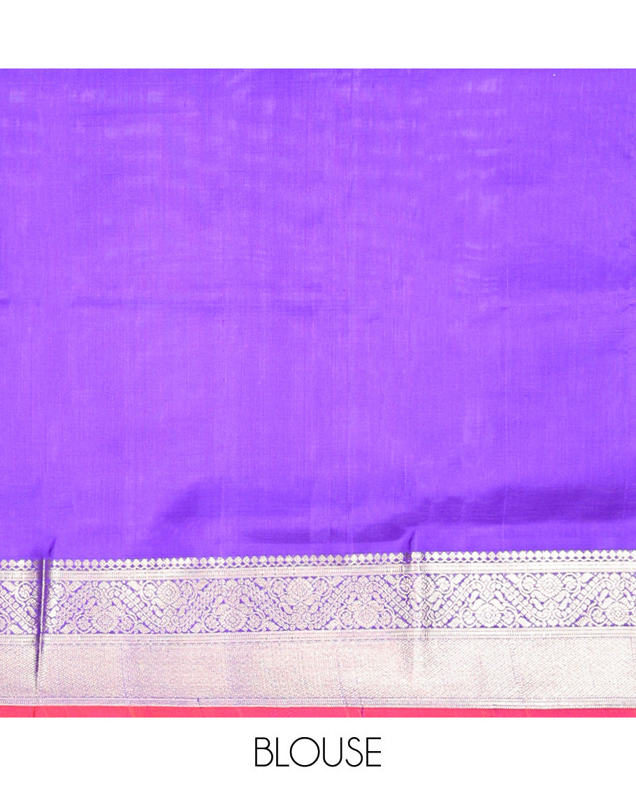 Violet Venkatagiri Silk Saree