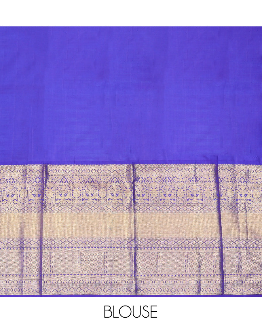 Red Pure Silk Half Saree