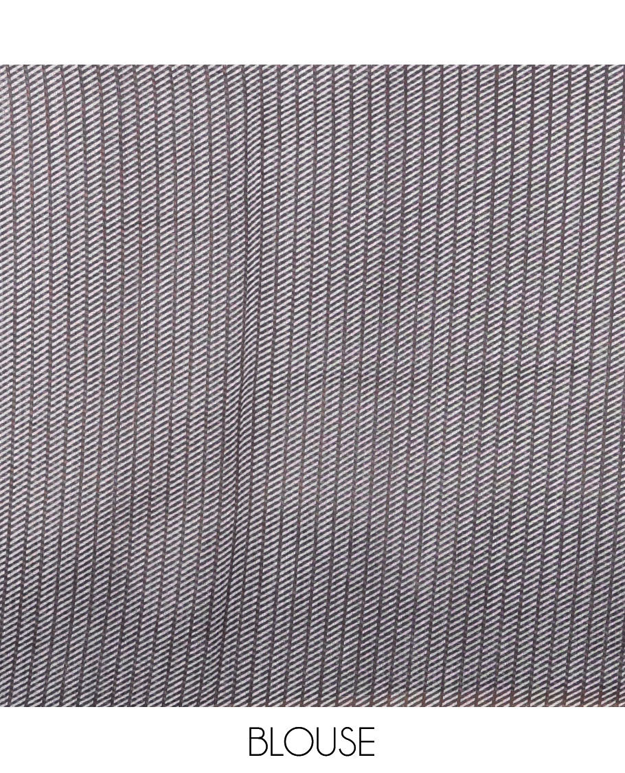 White Plain Linen Cotton Saree