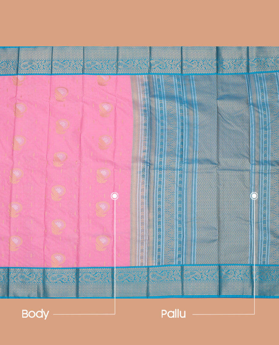 Pink Budget Silk Saree
