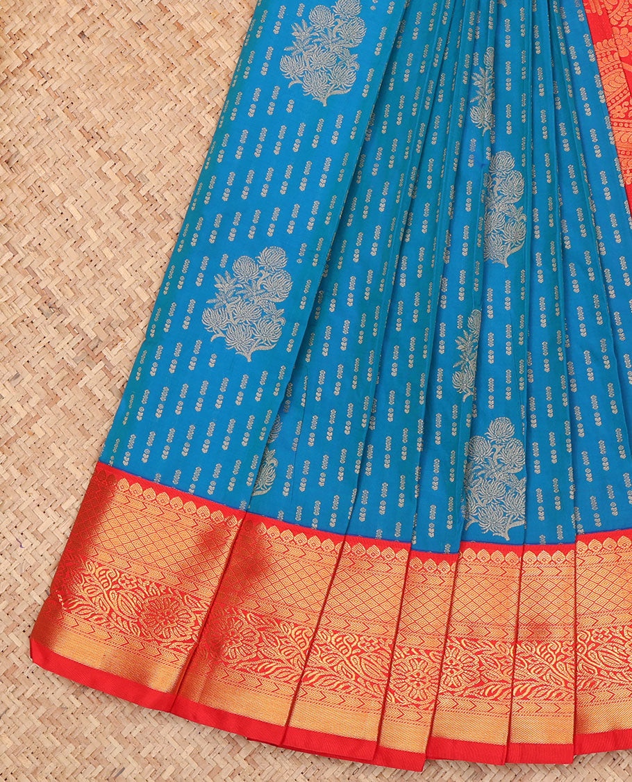 Blue Budget Silk Saree