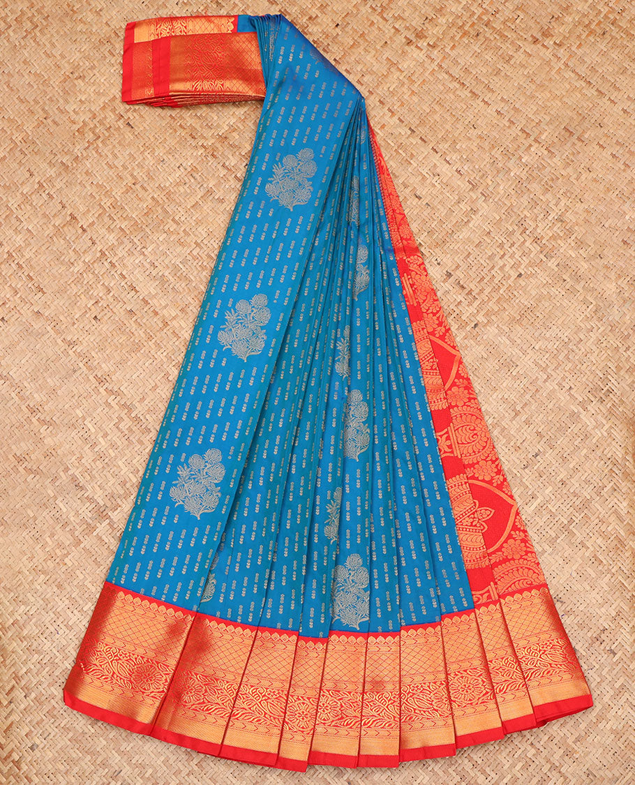 Blue Budget Silk Saree