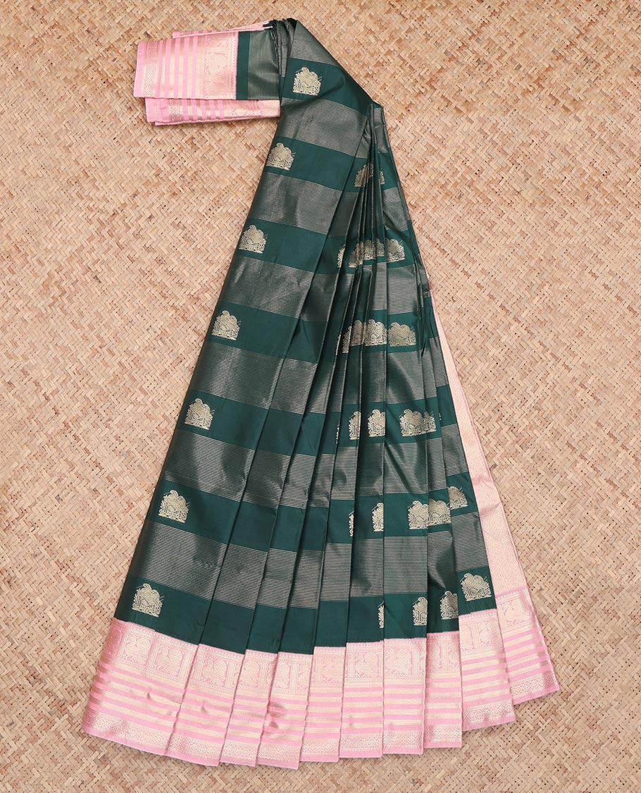 Green Traditional Budget Silk Saree