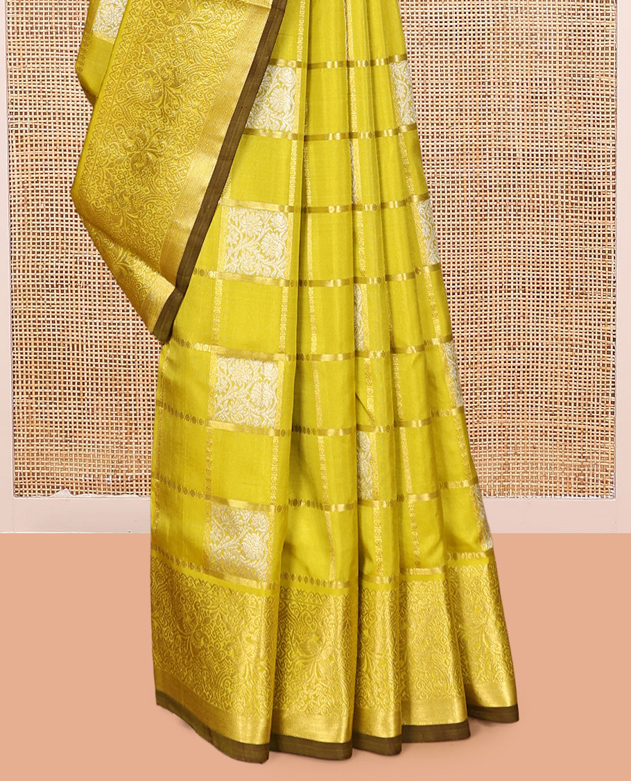 Green Venkatagiri Silk Saree