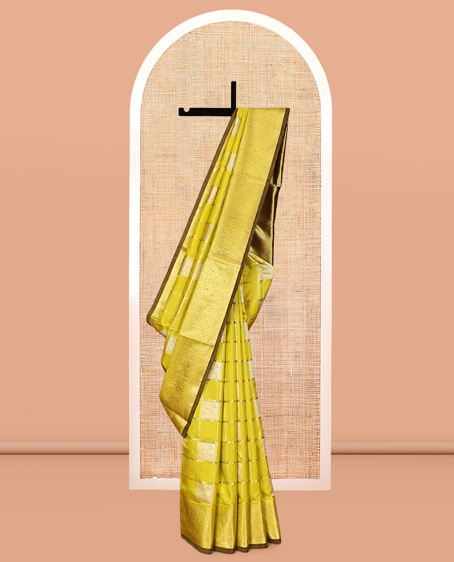 Green Venkatagiri Silk Saree