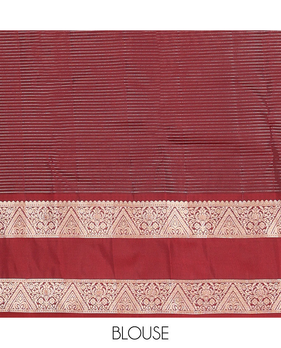 Black checked, buttas vasundhara elite silk saree with contrast zari design border & jaal design pallu