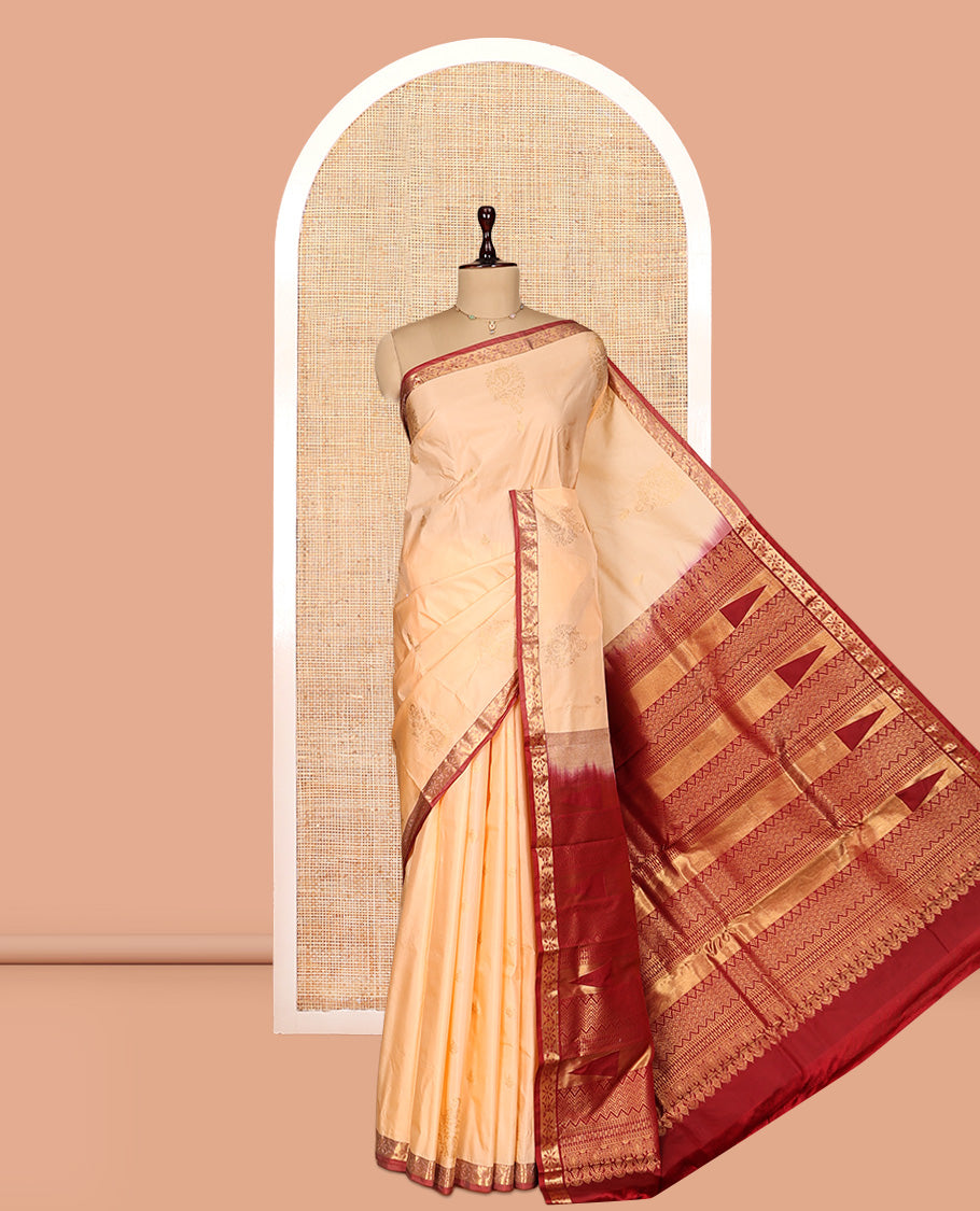 Light Sandal Gift Saree