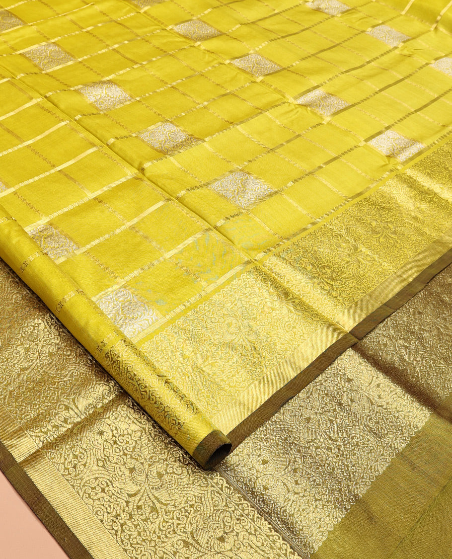Green Venkatagiri Silk Saree