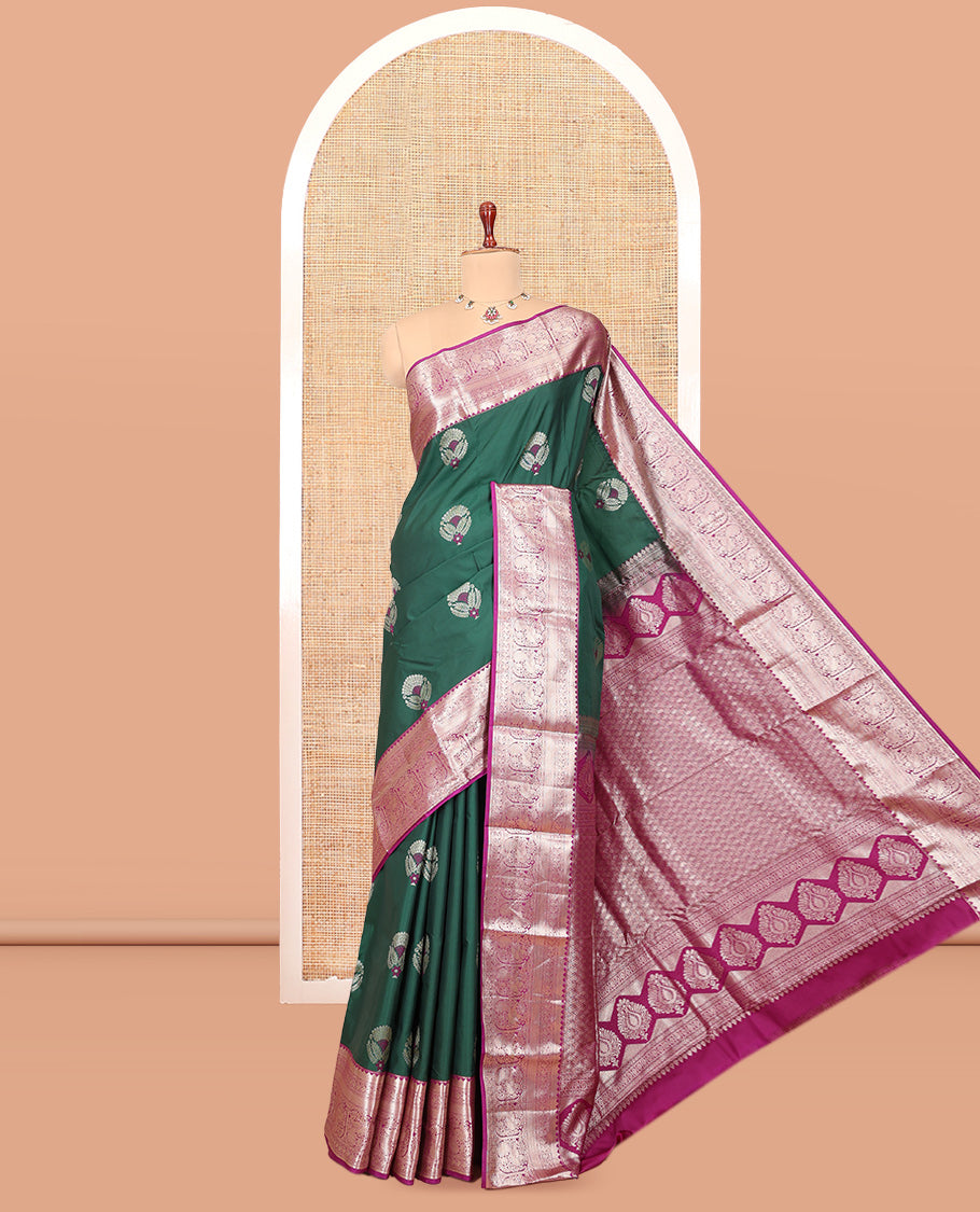 Green Budget Silk Saree