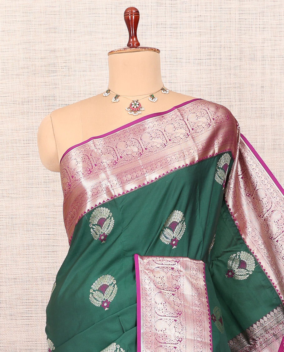 Green Budget Silk Saree