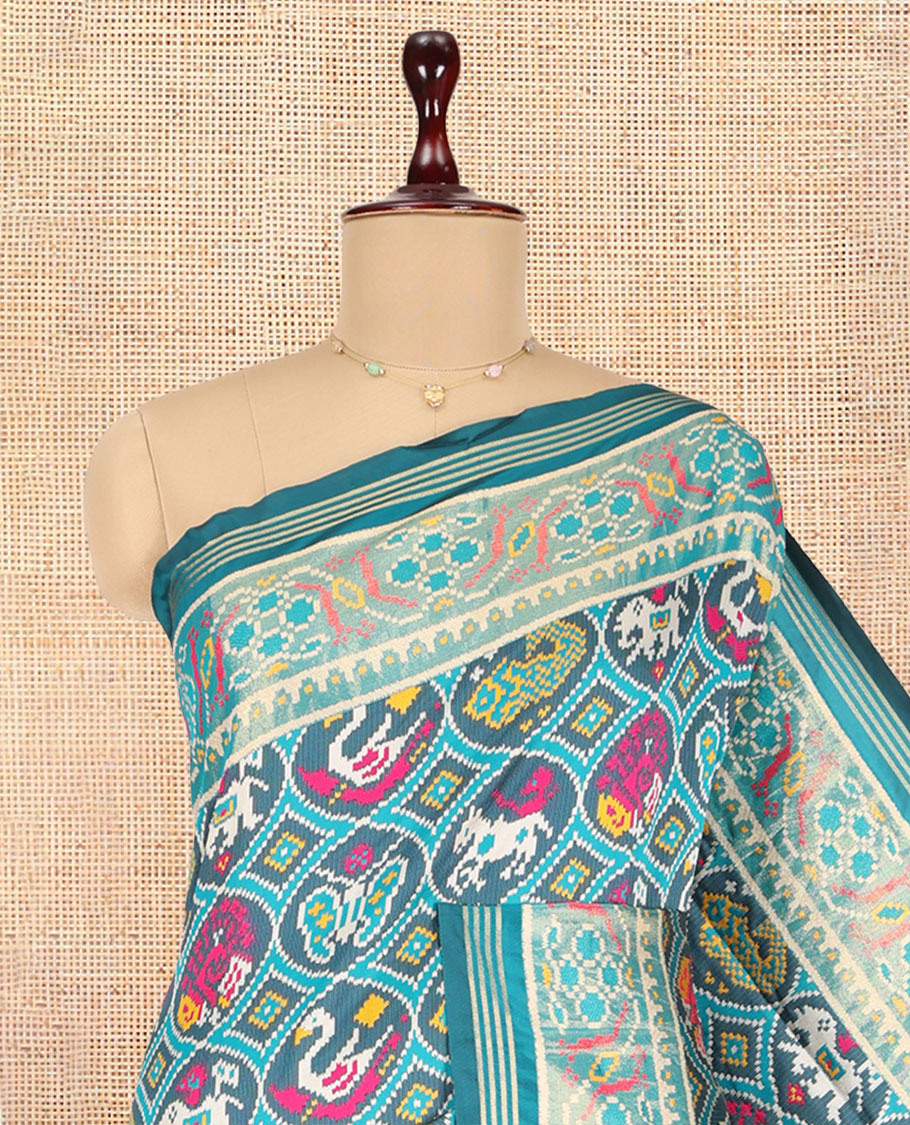 Blue Fancy Patola Saree