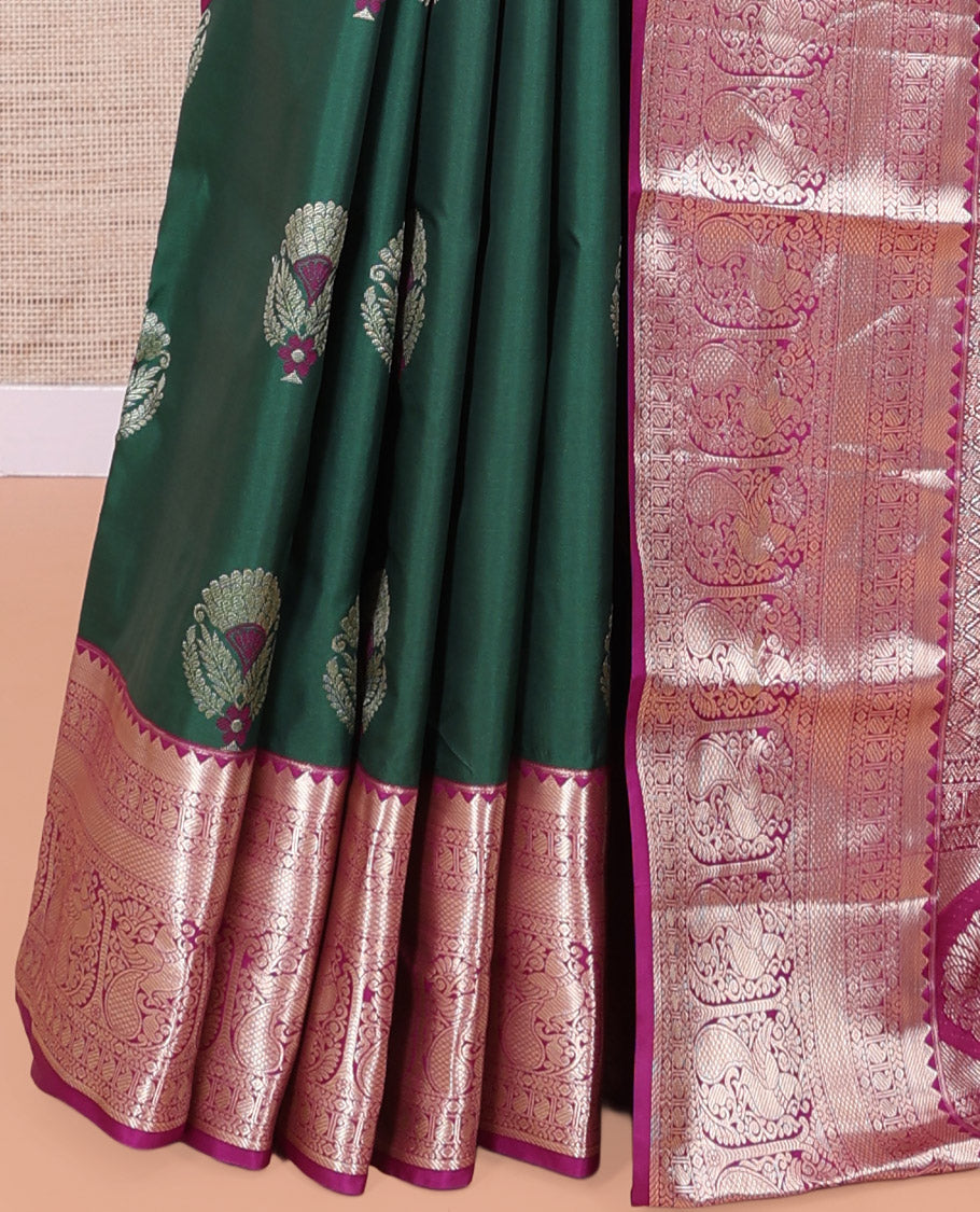 Green Budget Silk Saree