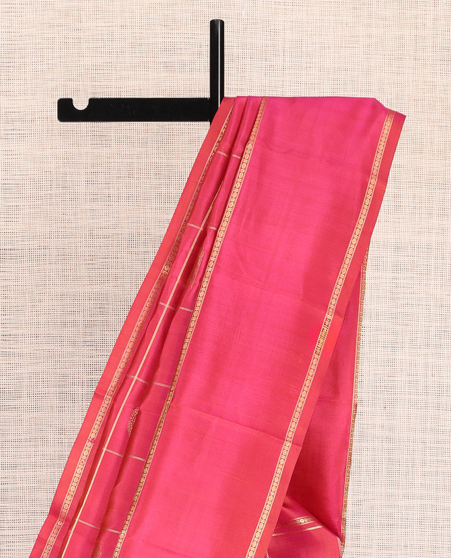 Red Kanchipuram Chettinad Saree