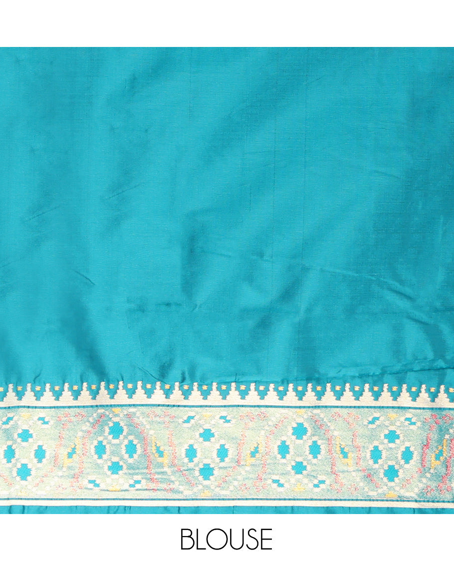Blue Fancy Patola Saree