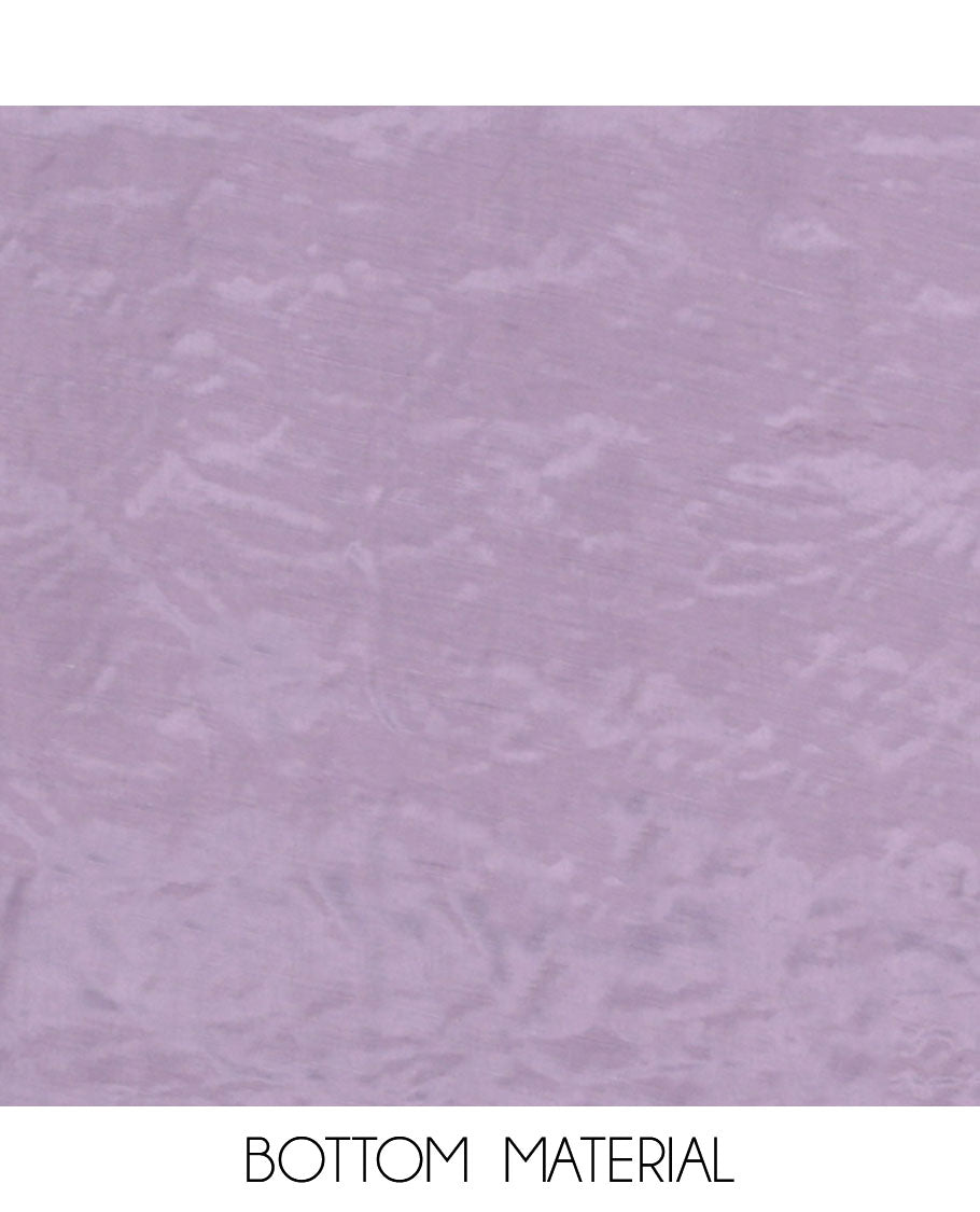 Lavender Organza Material Chudidar Set